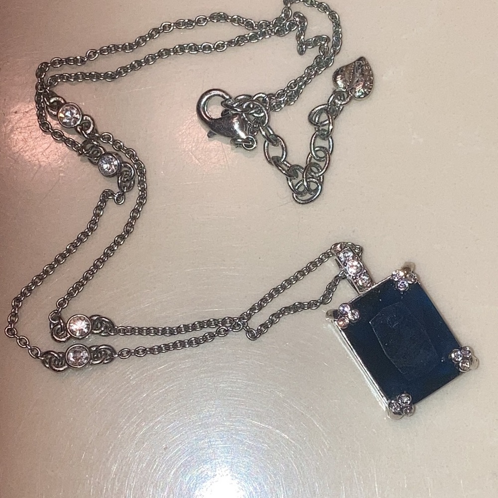 New Carolee Faux Blue Sapphire Necklace.